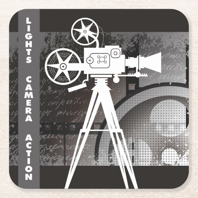 Ljus kamera, disponibel kustfartyg för underlägg papper kvadrat (Framsidan)