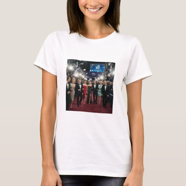 Ljus, kamera, Glamor! T Shirt (Framsida)