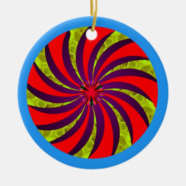 Ljus Keramisk Cirkel Ornament (Framsidan)