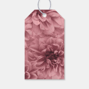Ljus kluster av Mauve Dahlias Presentetikett