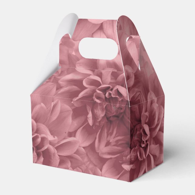 Ljus kluster av mauve dahlior presentaskar (Framsidan Sidan)