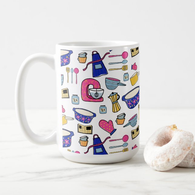 Ljus köksredskap gör Cake Maker  Kaffemugg (Med munk)