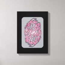 Ljus Kontrast: Modern Geometrisk Abstrakt Print
