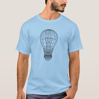Ljus kulatshirt för honom tee