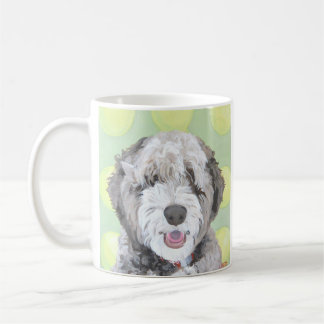 Ljus Labradoodle mugg