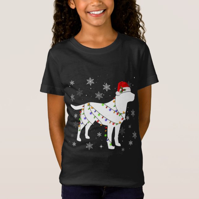 Ljus Labrador Retriever Hund älskare Gift T Shirt (Framsida)
