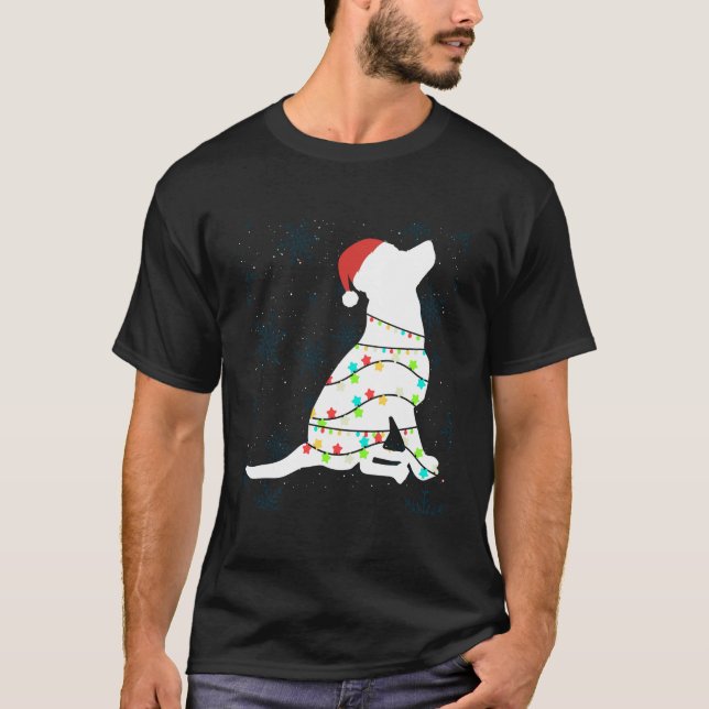 Ljus Labrador Retriever T Shirt Hund Lo (Framsida)