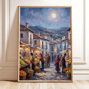 Ljus landsbygd poster
