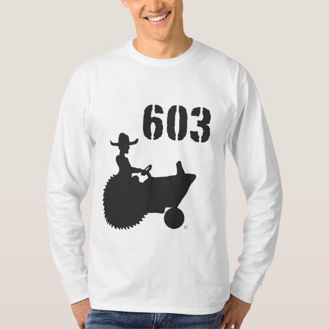 Ljus långärmad 603 tee (Framsida)