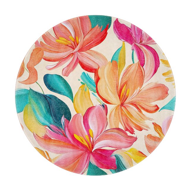 Ljus levande blomsterdesign (Framsidan)