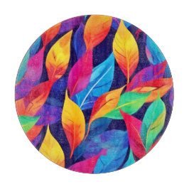 Ljus levande höstlöv Abstrakt Konst