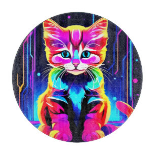 Ljus levande kattkonst