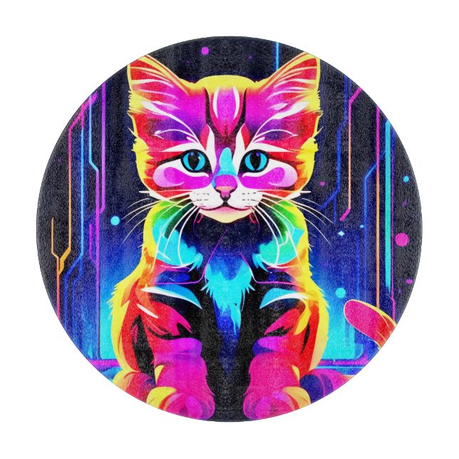Ljus levande kattkonst (Framsidan)