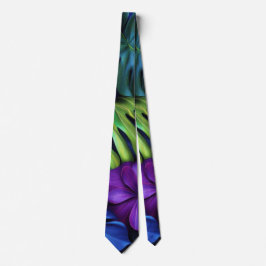 Ljus levande neontropiska Monstera blad bakgrund Slips