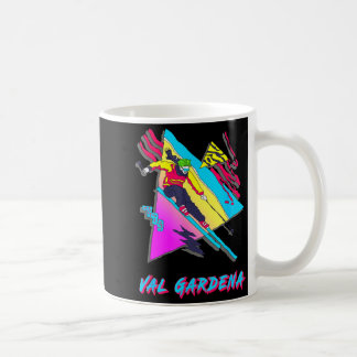 Ljus levande skidkonst val gardena skidåkare  kaffemugg