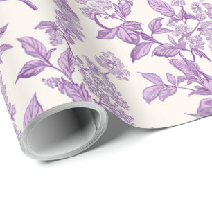 Ljus lila kineseri decoupage presentpapper
