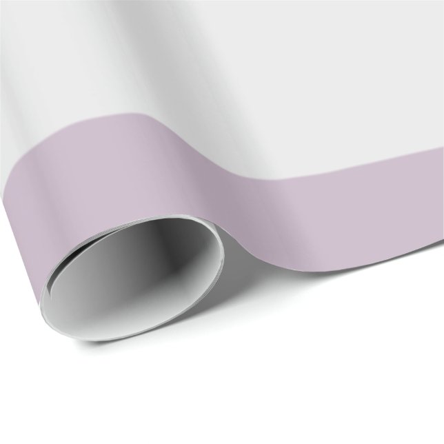 Ljus lila och grå ränder presentpapper (Rullad Hörn)