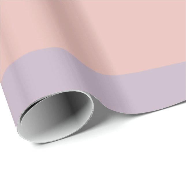 Ljus lila och rosa ränder presentpapper (Rullad Hörn)