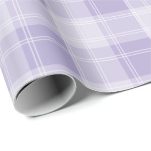 Ljus lila rutigt mönster presentpapper