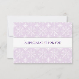 LJUS LILA WHITE SNÖFLINGOR CHRISTMAS SPECIELL