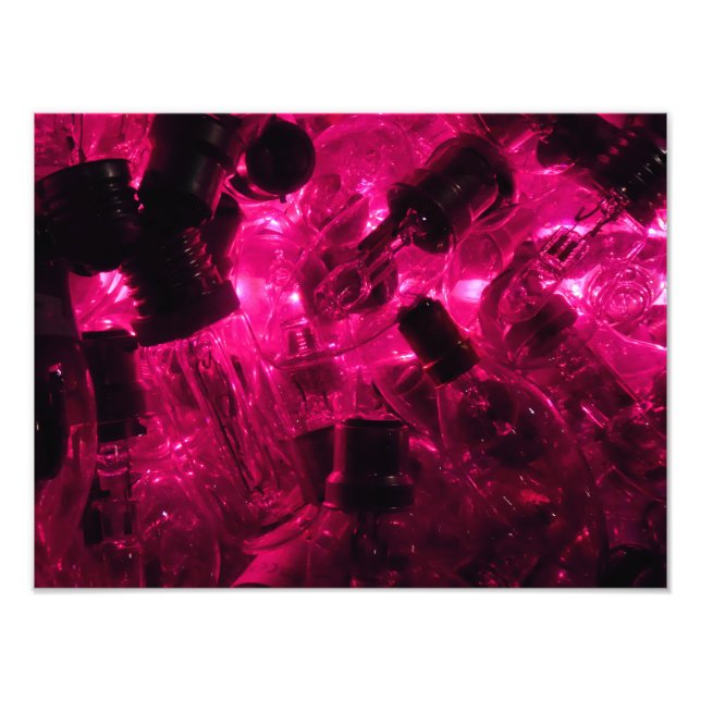 LJUS LÖKAR I MAGENTA FOTOTRYCK (Framsidan)