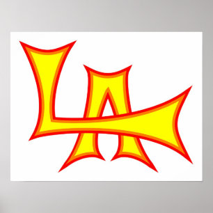 Ljus Los Angeles affisch
