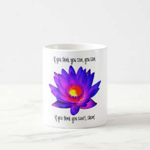 Ljus lotusblommablommamugg kaffemugg
