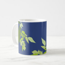 Ljus Löv på Blue Kaffemugg