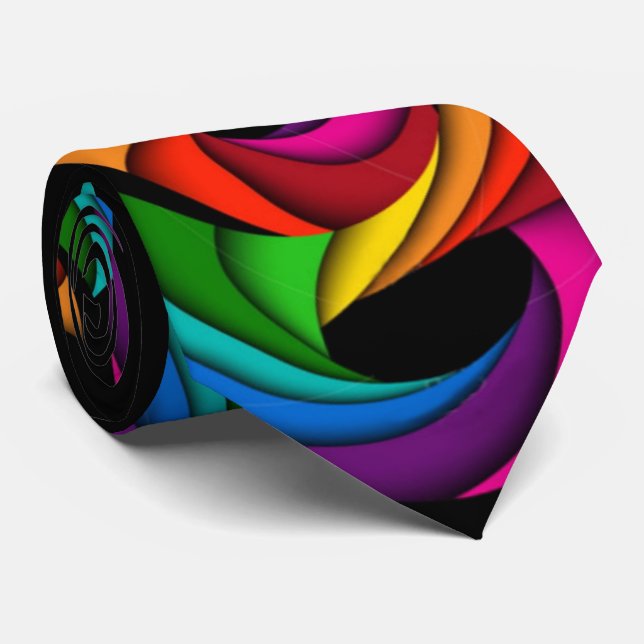 ljus lycklig tie slips (Rullad)