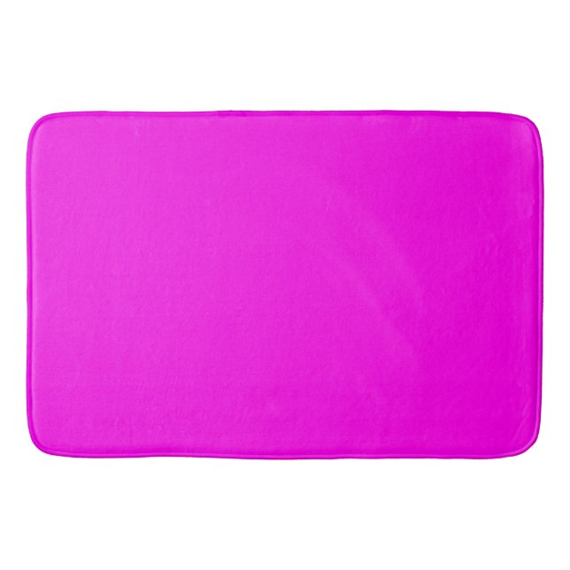 Ljus Magenta Enfärgad Badrumsmatta (Framsidan)