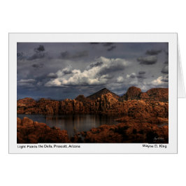 Ljus målar Dell, Prescott Arizona Hälsningskort