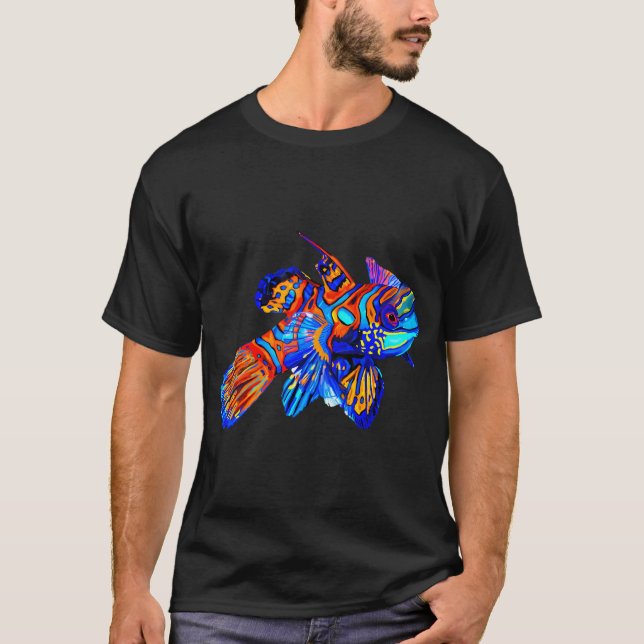 Ljus Mandarinfisk T Shirt (Framsida)