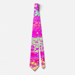 Ljus Marbleized färgabstraktdesign på Tie Slips