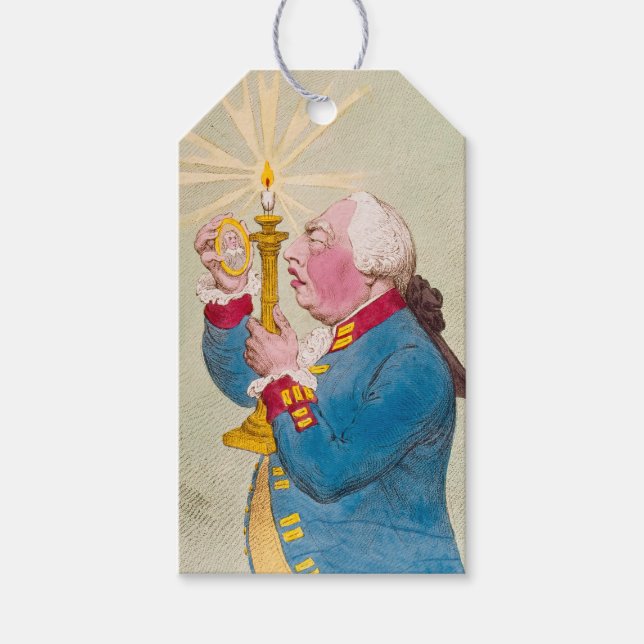 ljus - Märkre för gåva Presentetikett (Framsidan)