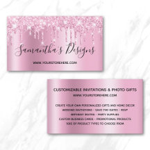 Ljus Mauve Rosa Glitterdroppar Ombre Webbutik
