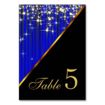 Ljus med mousserande blå stjärnor