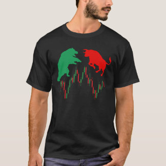 Ljus med punktering och sköljning t shirt