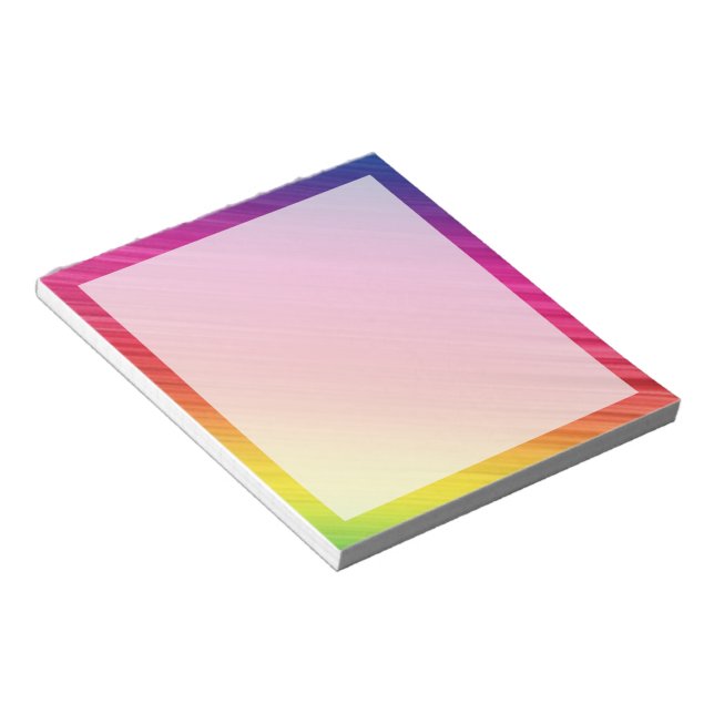 Ljus Mitt brand Anteckningsblock (Vinklad)