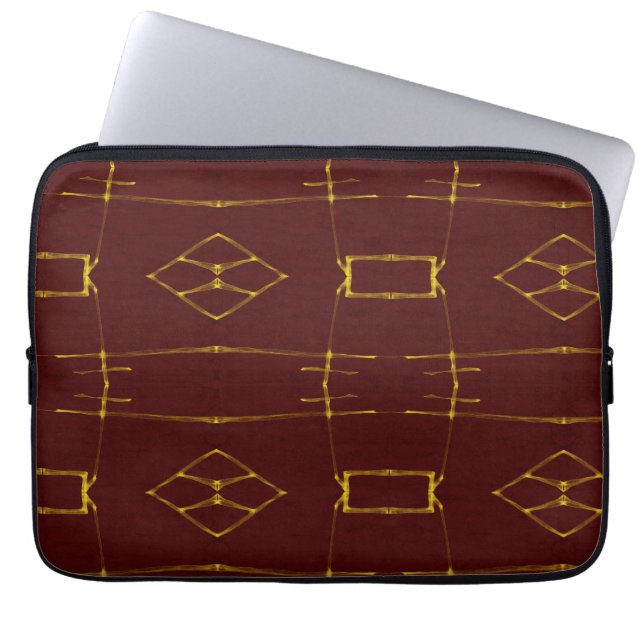 Ljus Mitt brand Laptop Fodral (Framsidan)