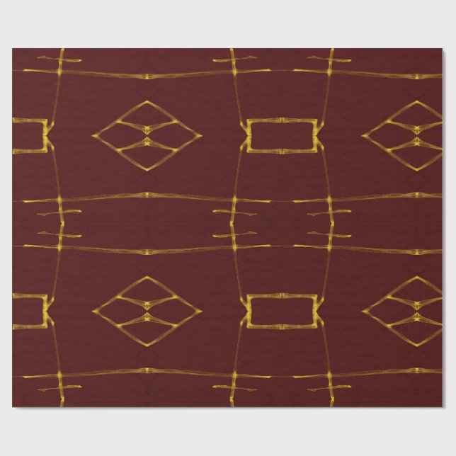 Ljus Mitt brand Presentpapper (Platt)