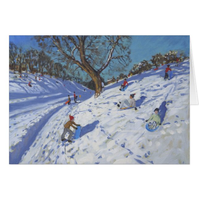 Ljus morgon Chatsworth 2013 Hälsningskort (Framsidan Horizontal)