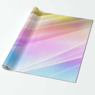 Ljus Multicolor, Regnbåge omslag med långa linjer. Presentpapper