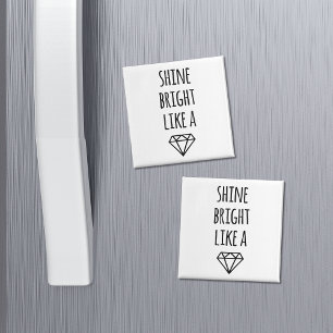 Ljus något liknande för sken en diamantmagnet magnet