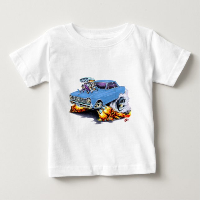 Ljus Nova 1962-65 - blåttbil Tee Shirt (Framsida)