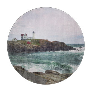Ljus Nubble - York, Maine exponeringsglasskärbräda