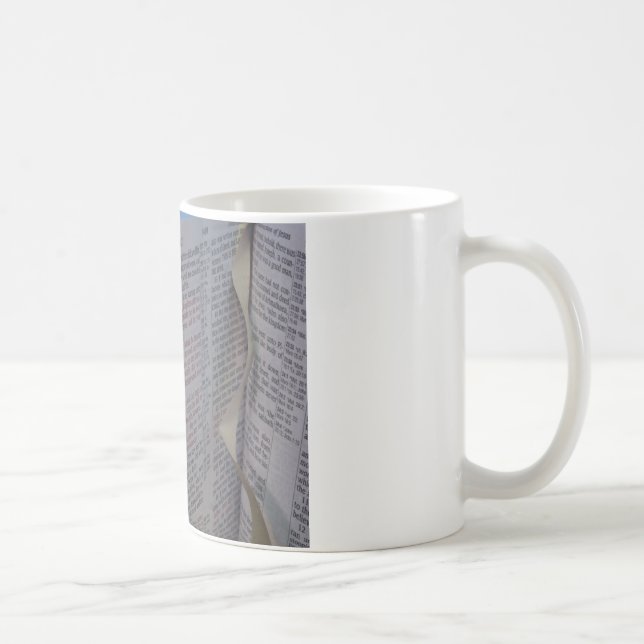 Ljus och bibel kaffemugg (Höger)