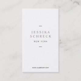 ljus och bra visitkort