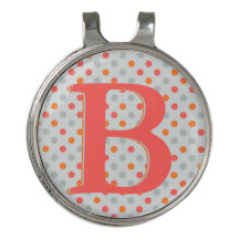 Ljus och Cheerful Polka dots Monogram