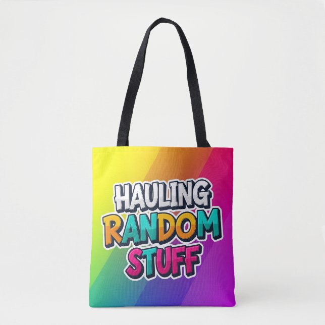 Ljus och Cheerful Print by Natasha Us Tygkasse (Framsida)