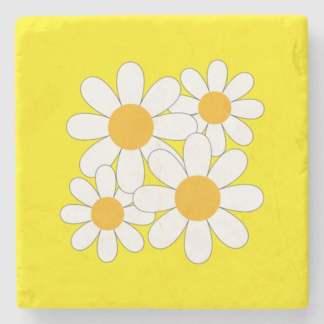 Ljus och djärv tusenskönastill illustration stenunderlägg (Framsidan)